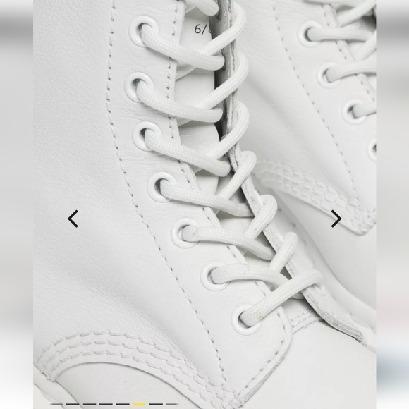 NWOT Dr. Martens 1460 Pascal Mono Leather Lace Up Boots - Picture 5 of 13